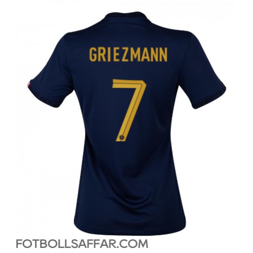 Frankrike Antoine Griezmann #7 Hemmatröja Dam VM 2022 Kortärmad